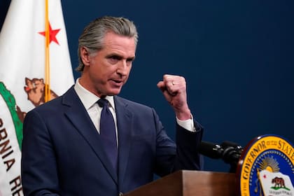 El gobernador de California, Gavin Newsom.