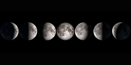Las fases de la Luna