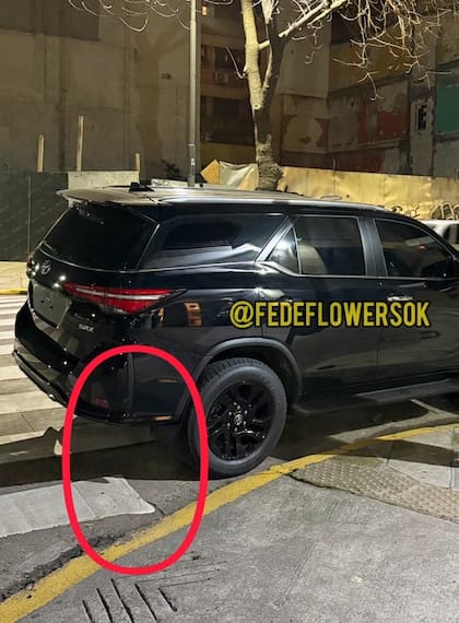 Mauro Icardi estacionó en una rampa de discapacitados la camioneta de su actual pareja